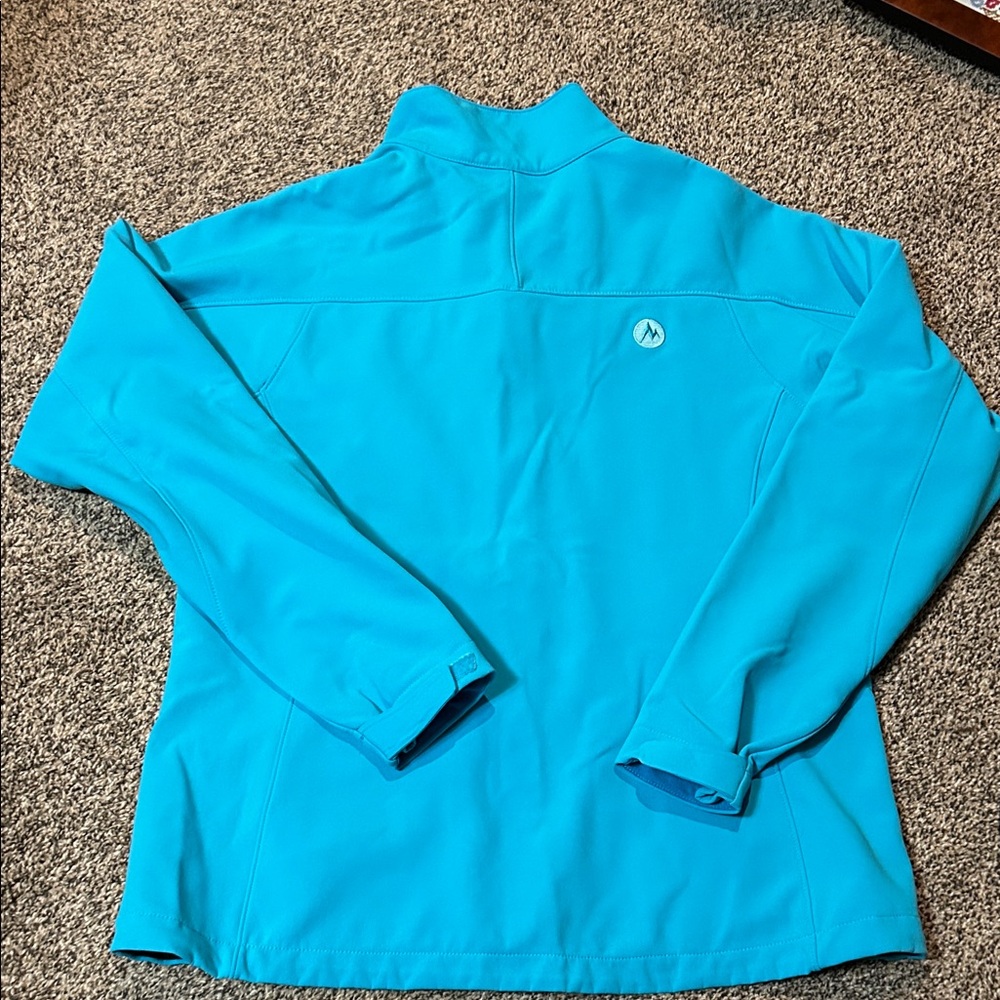 Marmot Blue and Black Fleece Jacket - Picture 4 of 6